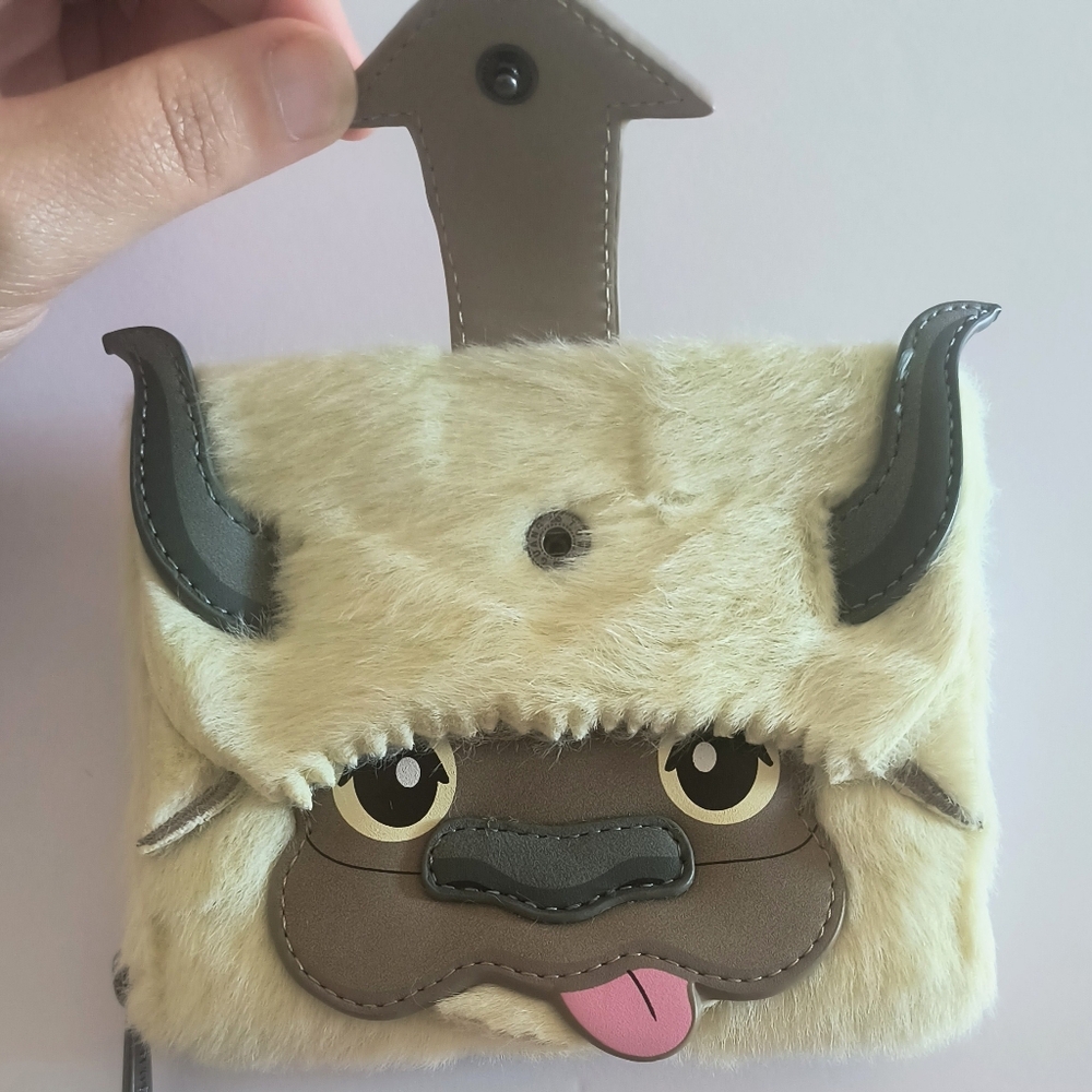 Loungefly Nickelodeon Avatar Aang Appa Cosplay Plush Zip Around Wallet - Picture 3 of 7